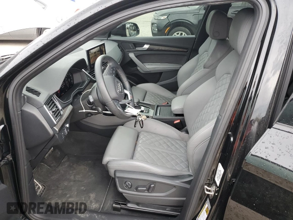 2021 Audi SQ5 with VIN WA134BFYXM2068952, listed as a Copart auction lot 51544055 with 42,690 mi miles and Salvage Title. Bid and sale history available at DreamBid. Image 7.
