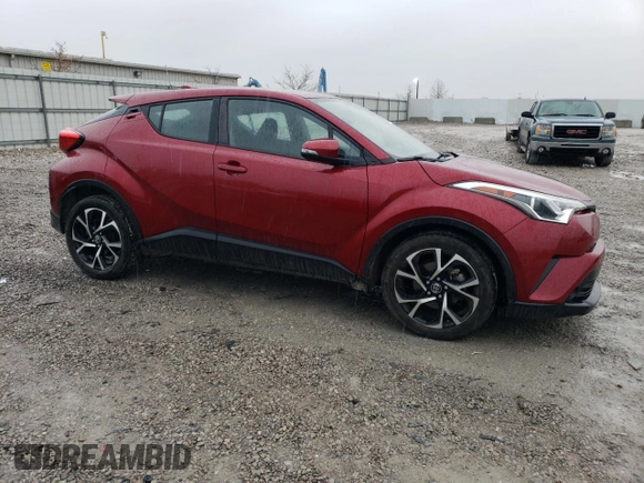 2018 Toyota C-HR XLE z VIN NMTKHMBX9JR048418, wystawiony jako Copart lot #49369744 z przebiegiem 116 661 mil mil oraz Szkoda całkowita • Salvage title. Historia ofert i sprzedaży dostępna na DreamBid. Obrazek 4.