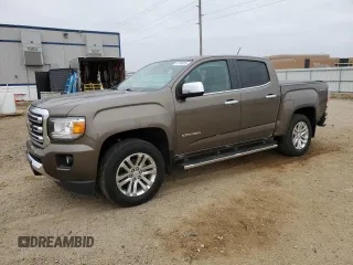 2015 GMC Canyon 4WD SLT with VIN 1GTG6CE38F1197665, listed as a Copart auction lot 51290925 with 22,223 mi miles and Salvage Title. Bid and sale history available at carsss.com. Image 1.