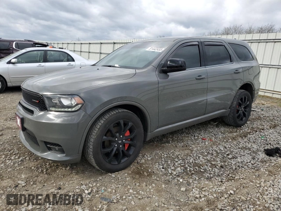 2020 Dodge Durango GT with VIN 1C4RDJDG1LC172386, listed as a Copart auction lot 51442455 with 71,643 mi miles and Salvage title. Bid and sale history available at DreamBid. Image 1.