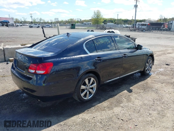 2008 Lexus GS 350 with VIN JTHCE96S980019376, listed as a IAAI auction lot 42027329 with 228,978 mi miles. Bid and sale history available at carsss.com. Image 4.