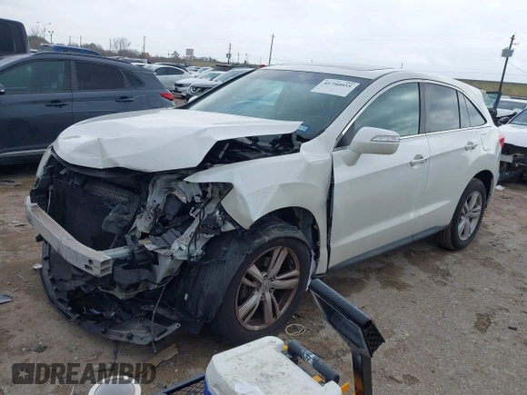 2014 Acura RDX Tech Pkg with VIN 5J8TB3H50EL004274, listed as a IAAI auction lot 41700055 with 163,318 mi miles. Bid and sale history available at carsss.com. Image 2.