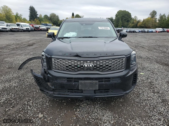 2020 Kia Telluride LX with VIN 5XYP2DHC7LG087876, listed as a Copart auction lot 77013684 with NaN miles and Salvage Title. Bid and sale history available at carsss.com. Image 5.