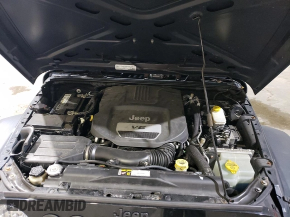 2016 Jeep Wrangler Sport with VIN 1C4AJWAG1GL325667, listed as a Copart auction lot 82274744 with 85,975 mi miles and Salvage Title. Bid and sale history available at carsss.com. Image 12.