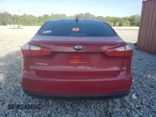 2016 Kia Forte LX with VIN KNAFK4A69G5551181, listed as a Copart auction lot 54341515 with 17,275 mi miles and Clean Title. Bid and sale history available at carsss.com. Image 6.