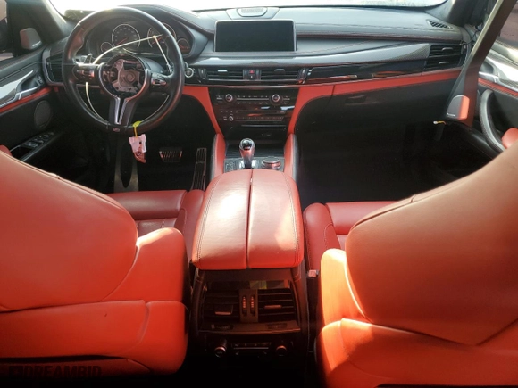 2019 BMW X6 M with VIN 5YMKW8C56K0Y74876, listed as a Copart auction lot 83474764 with 21,441 mi miles and Salvage Title. Bid and sale history available at carsss.com. Image 8.