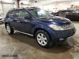 2006 Nissan Murano SL with VIN JN8AZ08W46W527956, listed as a Copart auction lot 52167915 with 190,495 mi miles and Salvage Title. Bid and sale history available at carsss.com. Image 4.