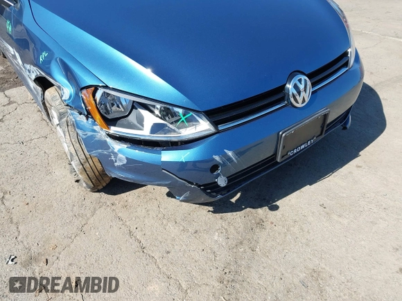 2016 Volkswagen Golf TSI S z VIN 3VW217AUXGM046505, wystawiony jako IAAI lot #41793487 z przebiegiem 53 001 mil mil oraz . Historia ofert i sprzedaży dostępna na DreamBid. Obrazek 17.