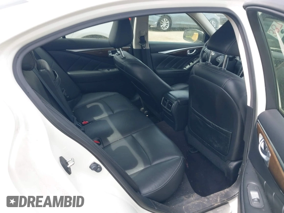 2016 Infiniti Q50 3.0t Premium with VIN JN1EV7AP7GM302998, listed as a IAAI auction lot 41912016 with 115,391 mi miles. Bid and sale history available at carsss.com. Image 8.