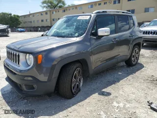 2016 Jeep Renegade Limited with VIN ZACCJADT0GPC82259, listed as a Copart auction lot 52550665 with 101,683 mi miles and Clean Title. Bid and sale history available at carsss.com. Image 1.