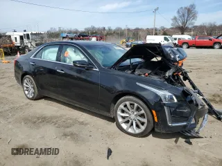 2018 Cadillac CTS Luxury AWD with VIN 1G6AX5SSXJ0156143, listed as a Copart auction lot 49527045 with 74,794 mi miles and Salvage Title. Bid and sale history available at DreamBid. Image 4.