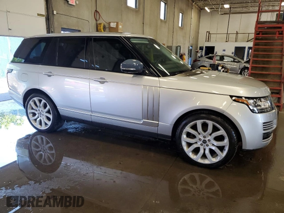 2014 Land Rover Range Rover with VIN SALGR2VF8EA127358, listed as a Copart auction lot 62943025 with 105,186 mi miles and Clean title. Bid and sale history available at DreamBid. Image 4.