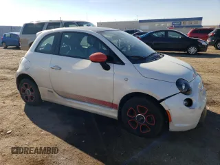 2016 FIAT 500e with VIN 3C3CFFGE3GT155109, listed as a Copart auction lot 77614534 with 62,213 mi miles and Salvage Title. Bid and sale history available at carsss.com. Image 4.