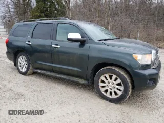 2008 Toyota Sequoia Platinum with VIN 5TDBY67A48S007870, listed as a Copart auction lot 47734315 with 91,218 mi miles and Clean Title. Bid and sale history available at carsss.com. Image 4.