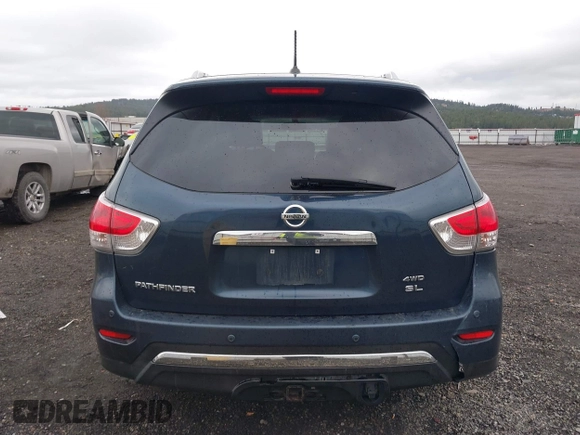 2013 Nissan Pathfinder SV with VIN 5N1AR2MMXDC681044, listed as a IAAI auction lot 41794481 with 181,915 mi miles. Bid and sale history available at carsss.com. Image 16.