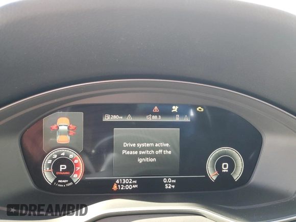 2021 Audi SQ5 Prestige with VIN WA1C4AFY4M2042115, listed as a Copart auction lot 49074035 with 41,302 mi miles and Salvage title. Bid and sale history available at DreamBid. Image 9.