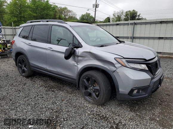 2019 Honda Passport Elite with VIN 5FNYF8H07KB030315, listed as a Copart auction lot 55330725 with 45,954 mi miles and Salvage title. Bid and sale history available at DreamBid. Image 4.