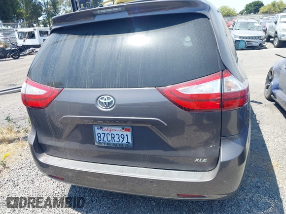 2015 Toyota Sienna XLE with VIN 5TDYK3DC2FS686969, listed as a IAAI auction lot 42559541 with 103,190 mi miles and . Bid and sale history available at DreamBid. Image 16.