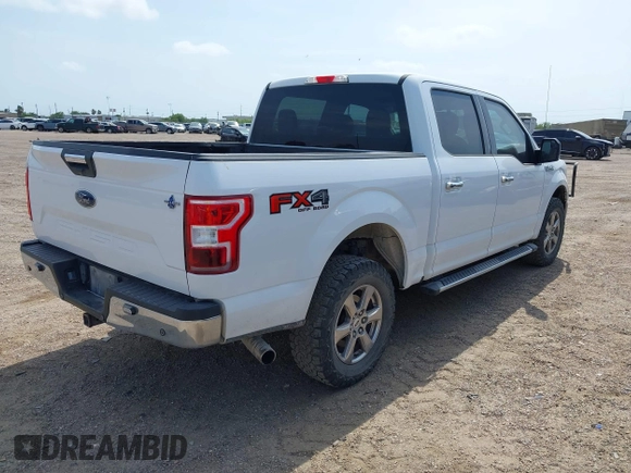 2018 Ford F-150 XL with VIN 1FTEW1E59JKF84452, listed as a IAAI auction lot 42175251 with 161,952 mi miles and . Bid and sale history available at carsss.com. Image 4.