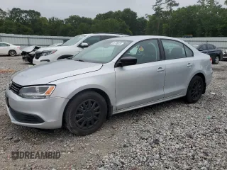 2012 Volkswagen Jetta S with VIN 3VW1K7AJ2CM357922, listed as a Copart auction lot 61776515 with 163,023 mi miles and Salvage title. Bid and sale history available at DreamBid. Image 1.