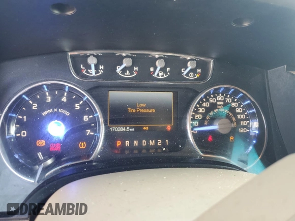 2012 Ford F-150 XL with VIN 1FTFW1ET1CKE04712, listed as a Copart auction lot 58817134 with 170,284 mi miles and Salvage Title. Bid and sale history available at carsss.com. Image 9.