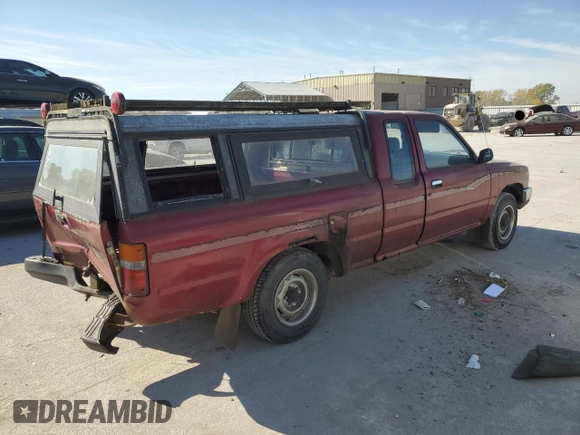 1991 Toyota 2WD Pickups DX with VIN JT4RN93P0M5029593, listed as a Copart auction lot 76599174 with 116,286 mi miles and Salvage Title. Bid and sale history available at carsss.com. Image 3.