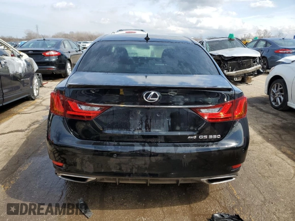 2013 Lexus GS 350 with VIN JTHCE1BLXD5016161, listed as a Copart auction lot 64255194 with 137,225 mi miles and Salvage Title. Bid and sale history available at carsss.com. Image 6.