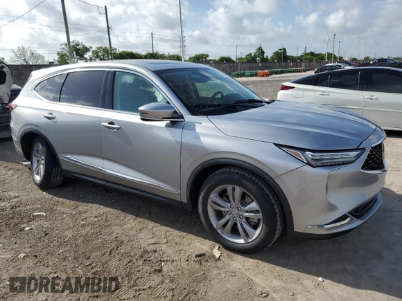 2022 Acura MDX with VIN 5J8YD9H30NL007743, listed as a Copart auction lot 62997924 with Not provided miles and Salvage title. Bid and sale history available at DreamBid. Image 4.