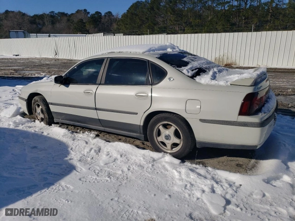 2003 Chevrolet Impala with VIN 2G1WF52K839297140, listed as a Copart auction lot 86056574 with 0 mi miles and Salvage Title. Bid and sale history available at carsss.com. Image 2.