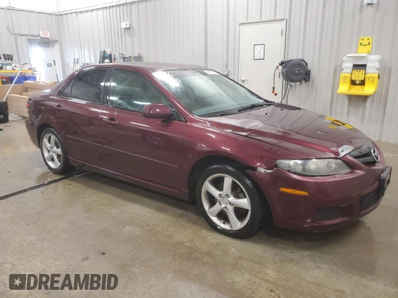 2008 Mazda 6 i Sport VE with VIN 1YVHP80CX85M46446, listed as a Copart auction lot 44257215 with 133,213 mi miles and Clean Title. Bid and sale history available at carsss.com. Image 4.
