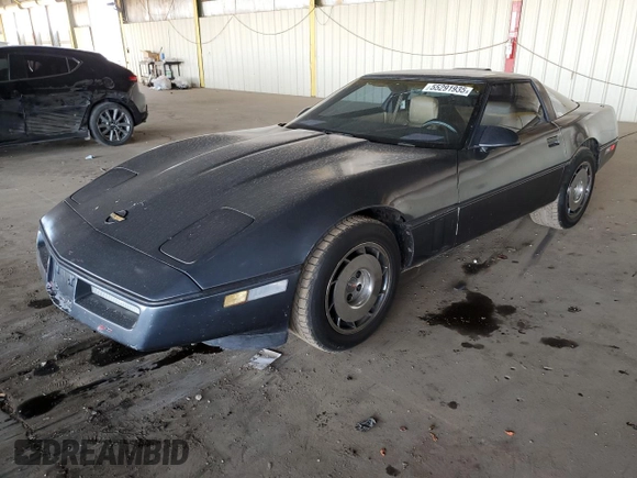 1987 Chevrolet Corvette with VIN 1G1YY2188H5104903, listed as a Copart auction lot 55291935 with 134,759 mi miles and Clean Title. Bid and sale history available at carsss.com. Image 1.