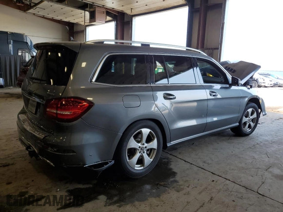 2018 Mercedes-Benz GLS 450 z VIN 4JGDF6EE1JB011744, wystawiony jako Copart lot #60626645 z przebiegiem Nie podano mil oraz Szkoda całkowita • Salvage title. Historia ofert i sprzedaży dostępna na DreamBid. Obrazek 3.