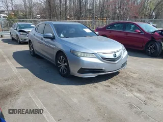 2015 Acura TLX with VIN 19UUB1F31FA017235, listed as a IAAI auction lot 41810472 with 130,762 mi miles. Bid and sale history available at carsss.com. Image 1.