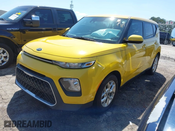 2020 Kia Soul LX with VIN KNDJ23AU6L7104148, listed as a IAAI auction lot 41988387 with 54,631 mi miles. Bid and sale history available at carsss.com. Image 17.