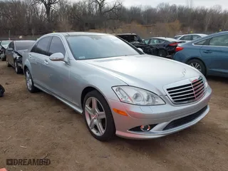 2007 Mercedes-Benz S-Class 5.5L V8 with VIN WDDNG86X87A130574, listed as a IAAI auction lot 41446793 with 130,606 mi miles. Bid and sale history available at carsss.com. Image 1.