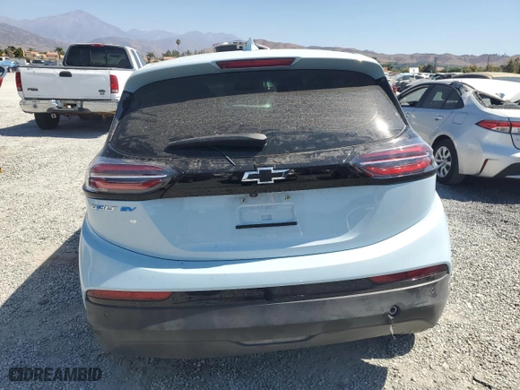 2022 Chevrolet Bolt EV 2LT with VIN 1G1FX6S06N4101669, listed as a Copart auction lot 71683204 with 42,451 mi miles and Salvage Title. Bid and sale history available at carsss.com. Image 6.