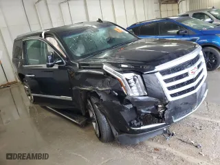 2018 Cadillac Escalade Premium Luxury with VIN 1GYS4CKJ9JR270856, listed as a Copart auction lot 44732495 with 0 mi miles and Salvage Title. Bid and sale history available at carsss.com. Image 4.
