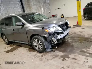 2017 Nissan Pathfinder SV with VIN 5N1DR2MM4HC695511, listed as a Copart auction lot 53692755 with 90,148 mi miles and Salvage title. Bid and sale history available at DreamBid. Image 15.