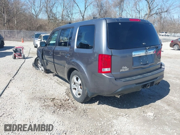 2014 Honda Pilot EX-L with VIN 5FNYF4H50EB050091, listed as a IAAI auction lot 41821874 with 133,407 mi miles. Bid and sale history available at carsss.com. Image 3.