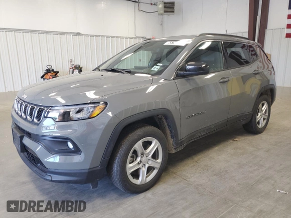 2024 Jeep Compass Latitude с VIN 3C4NJDBN2RT597431, выставлен на аукционе Copart как лот 65792995 с пробегом 26 976 миль миль и Чистый • Clean title. История ставок и продаж доступна на DreamBid. Изображение 1.