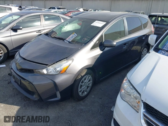 2017 Toyota Prius v Two with VIN JTDZN3EU6HJ057203, listed as a IAAI auction lot 41544512 with 116,663 mi miles. Bid and sale history available at carsss.com. Image 2.