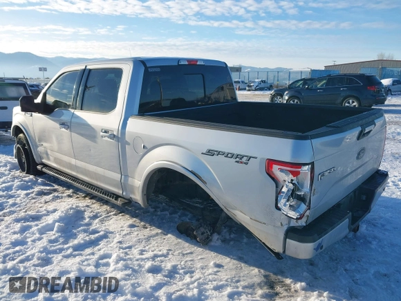 2016 Ford F-150 XLT with VIN 1FTEW1EP8GKF35253, listed as a IAAI auction lot 41295368 with 97,665 mi miles and . Bid and sale history available at DreamBid. Image 3.