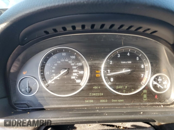 2014 BMW 5 Series 535i xDrive with VIN WBA5B3C50ED538445, listed as a Copart auction lot 44130915 with 94,194 mi miles and Clean Title. Bid and sale history available at carsss.com. Image 9.