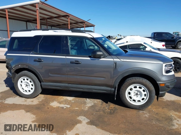 2024 Ford Bronco Sport Heritage with VIN 3FMCR9G64RRE03926, listed as a IAAI auction lot 41641234 with 7,372 mi miles and . Bid and sale history available at DreamBid. Image 14.