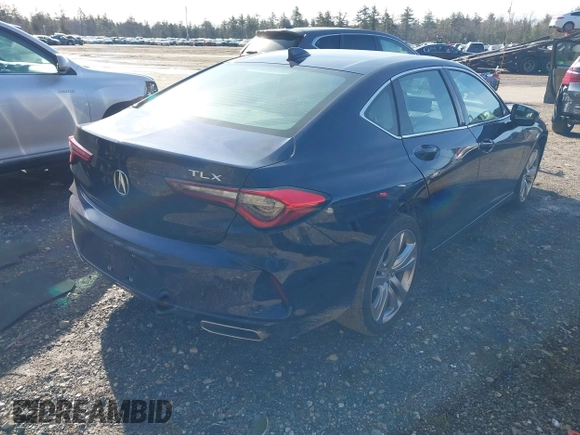 2021 Acura TLX Technology with VIN 19UUB5F48MA010750, listed as a IAAI auction lot 41779356 with 40,669 mi miles and . Bid and sale history available at DreamBid. Image 4.