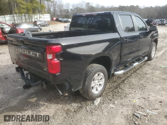 2020 Chevrolet Silverado 1500 LT with VIN 1GCPWCED8LZ176062, listed as a Copart auction lot 37726814 with 115,118 mi miles and Salvage Title. Bid and sale history available at carsss.com. Image 3.