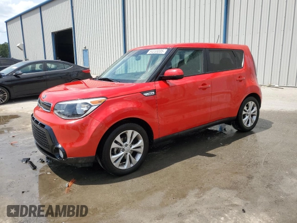 2016 Kia Soul + with VIN KNDJP3A52G7861368, listed as a Copart auction lot 54333335 with 91,454 mi miles and Salvage Title. Bid and sale history available at carsss.com. Image 1.