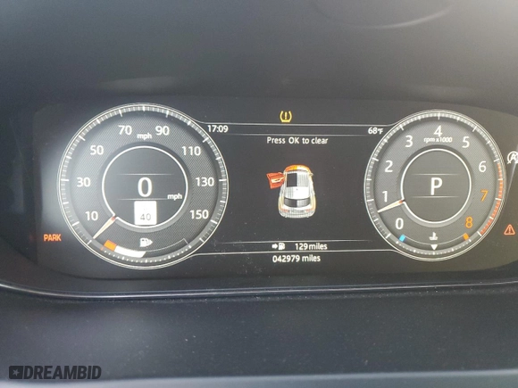 2019 Jaguar E-PACE R-Dynamic SE with VIN SADFL2GX0K1Z38792, listed as a Copart auction lot 80432674 with 42,979 mi miles and Salvage Title. Bid and sale history available at carsss.com. Image 9.