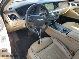 2015 Hyundai Genesis 3.8L with VIN KMHGN4JE4FU089344, listed as a Copart auction lot 49000875 with 80,521 mi miles and Salvage Title. Bid and sale history available at carsss.com. Image 8.