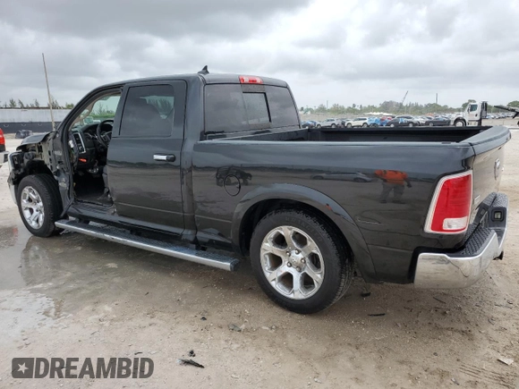 2017 Ram 1500 Laramie with VIN 1C6RR7VTXHS593558, listed as a Copart auction lot 59872005 with 149,080 mi miles and Salvage title. Bid and sale history available at DreamBid. Image 2.